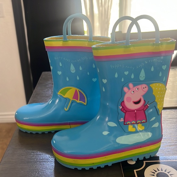 Peppa Pig Shoes Peppa Pig Muddy Puddle Toddler Rain Boots Poshmark